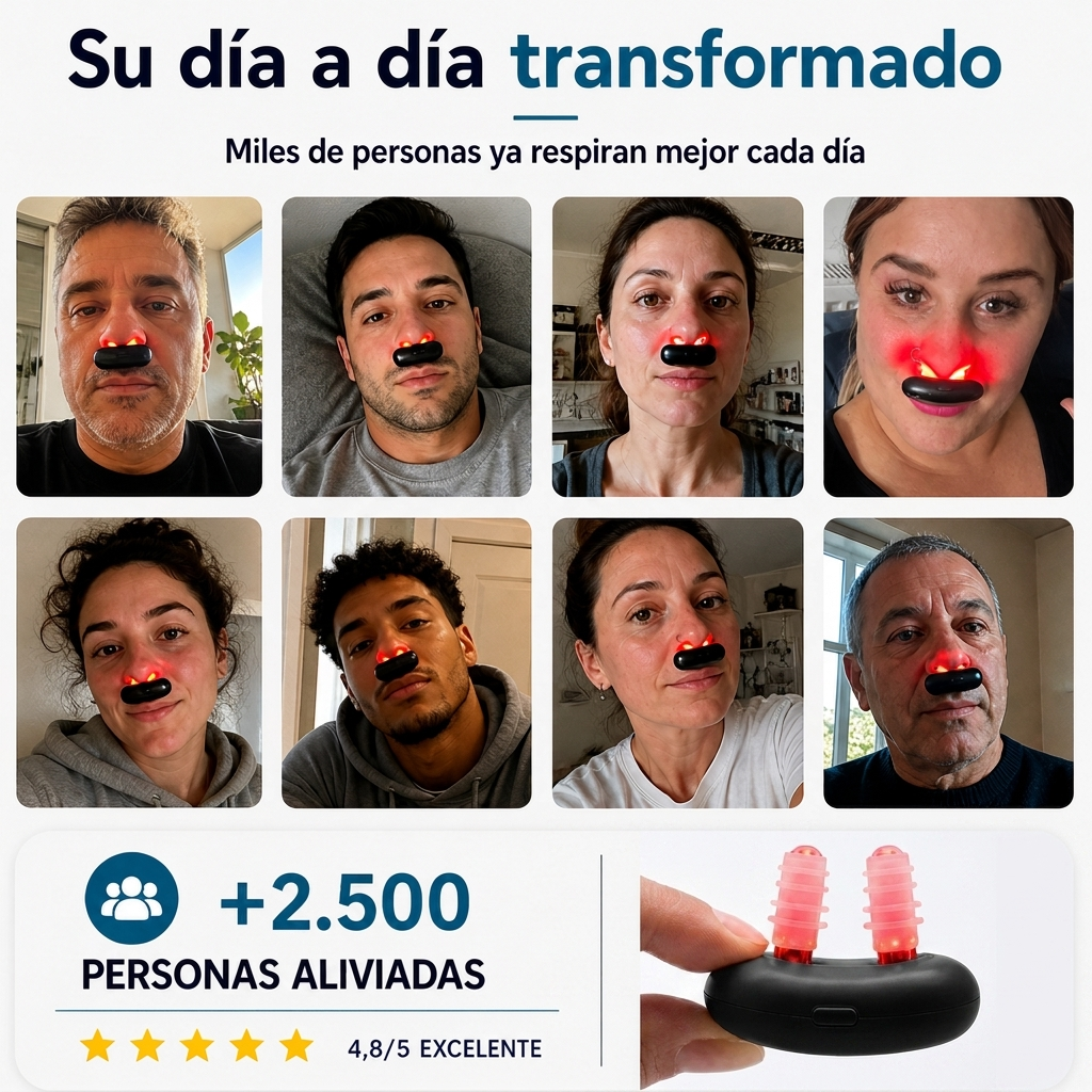 Dispositivo Nasal de Luz Roja