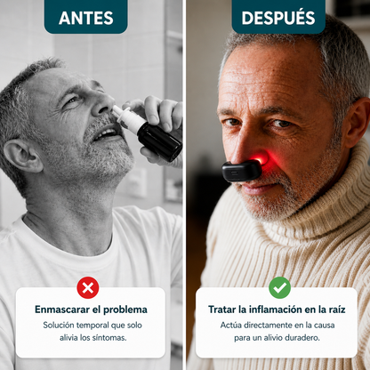 Dispositivo Nasal de Luz Roja