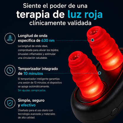 Dispositivo Nasal de Luz Roja
