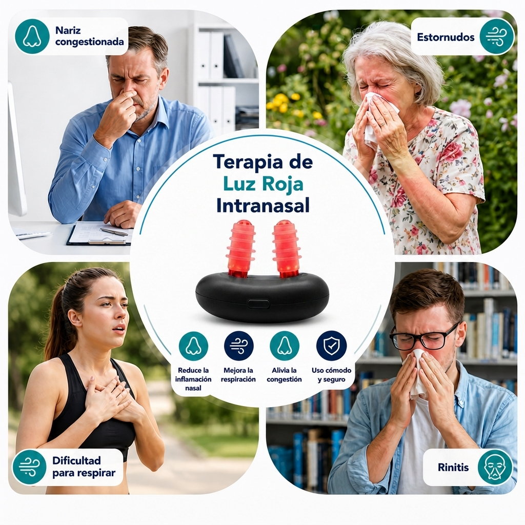 Dispositivo Nasal de Luz Roja
